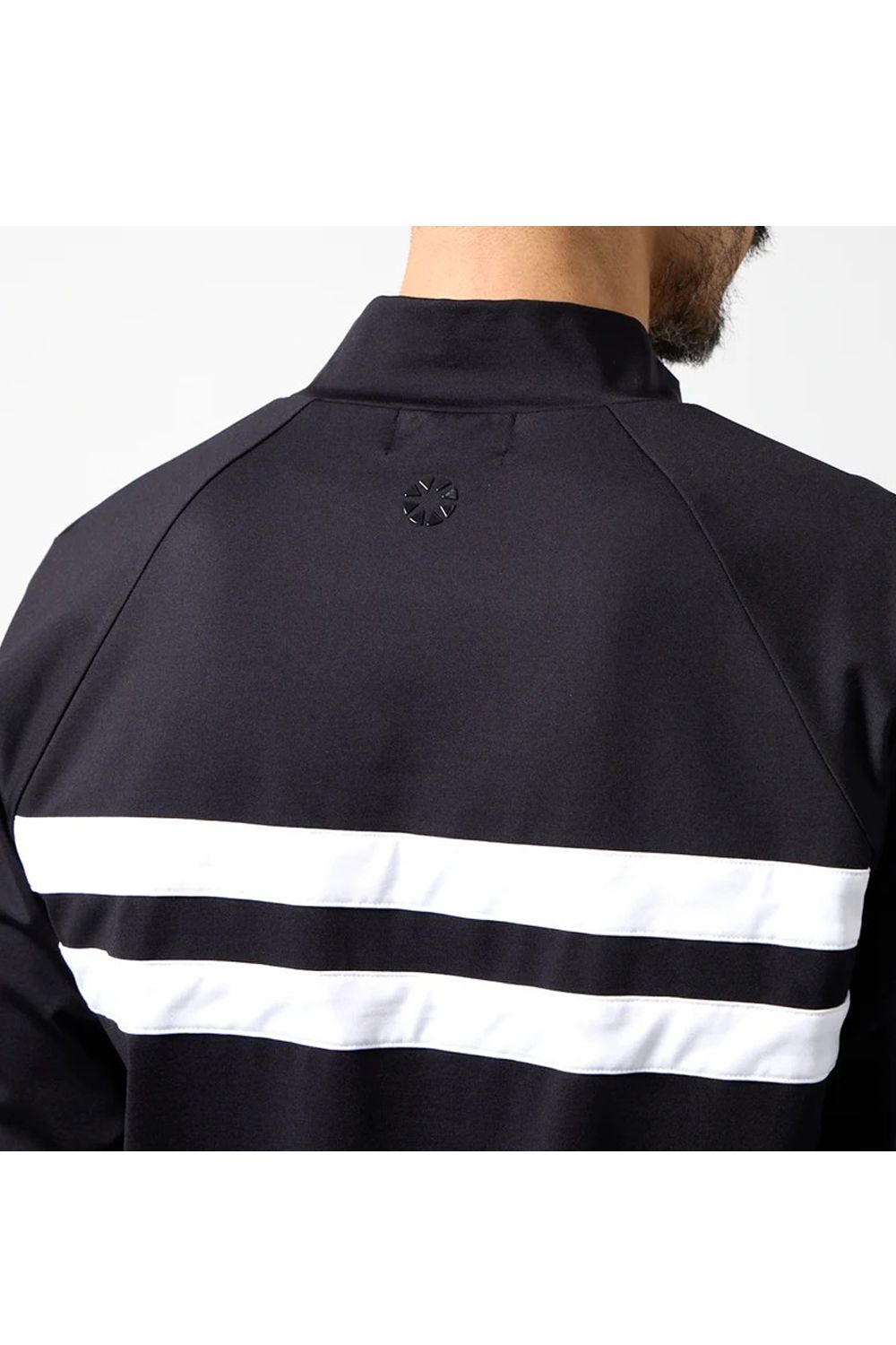 【26AW】 CHEST LINE MOCKNECK SHIRTS / チェストライン 長袖モックネック (ブラック)
