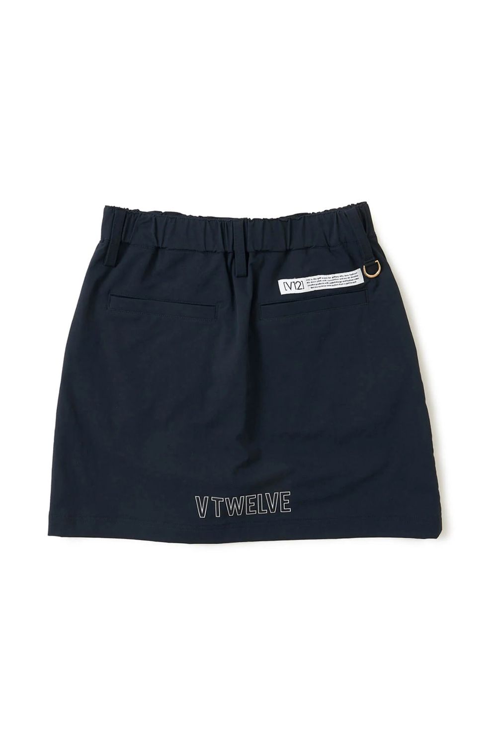 【26AW】【レディース】 MOLD LOGO SKIRT / 高撥水生地 バックロゴ ナイロンスカート (ブラック)