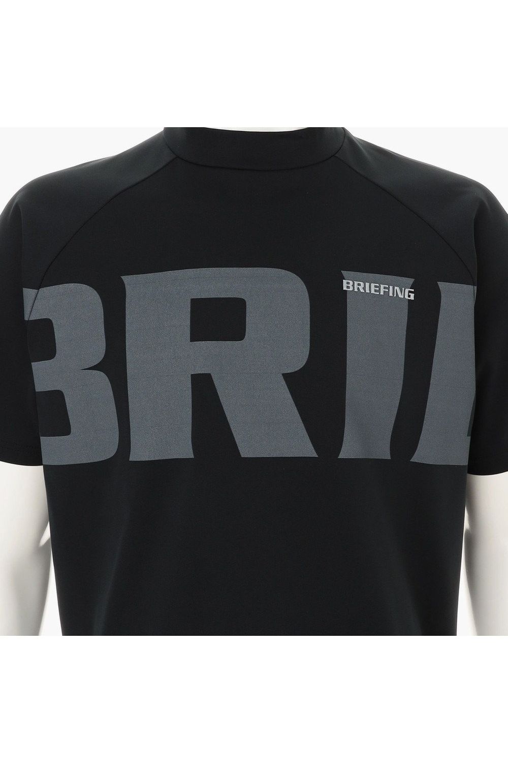 【26SS】 MEN’S BIG BEAT HIGHNECK / ビッグロゴ リラックスフィット モックネックTシャツ (ブラック)