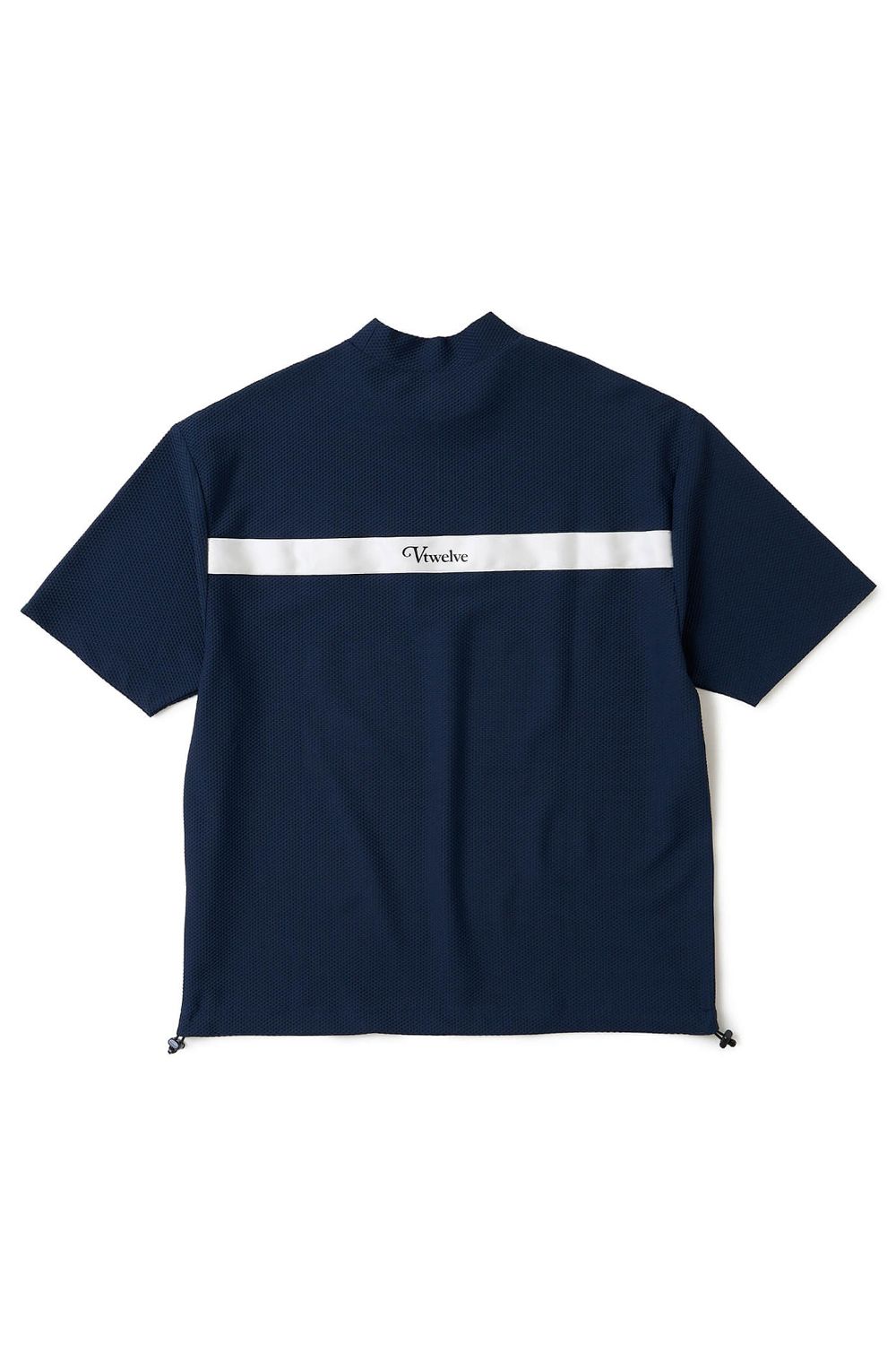 【26SS】 AIRY AWA MOCK / ワッフル生地 バックライン モックネックTシャツ (ネイビー)