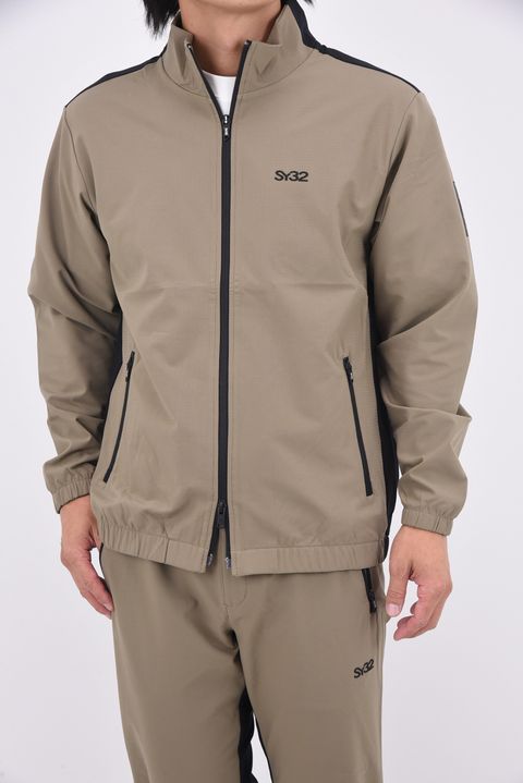 【25AW】 DOBLE WOVEN JACKET / ダブル ウーブン ジップアップ ジャケット (ブラウン)