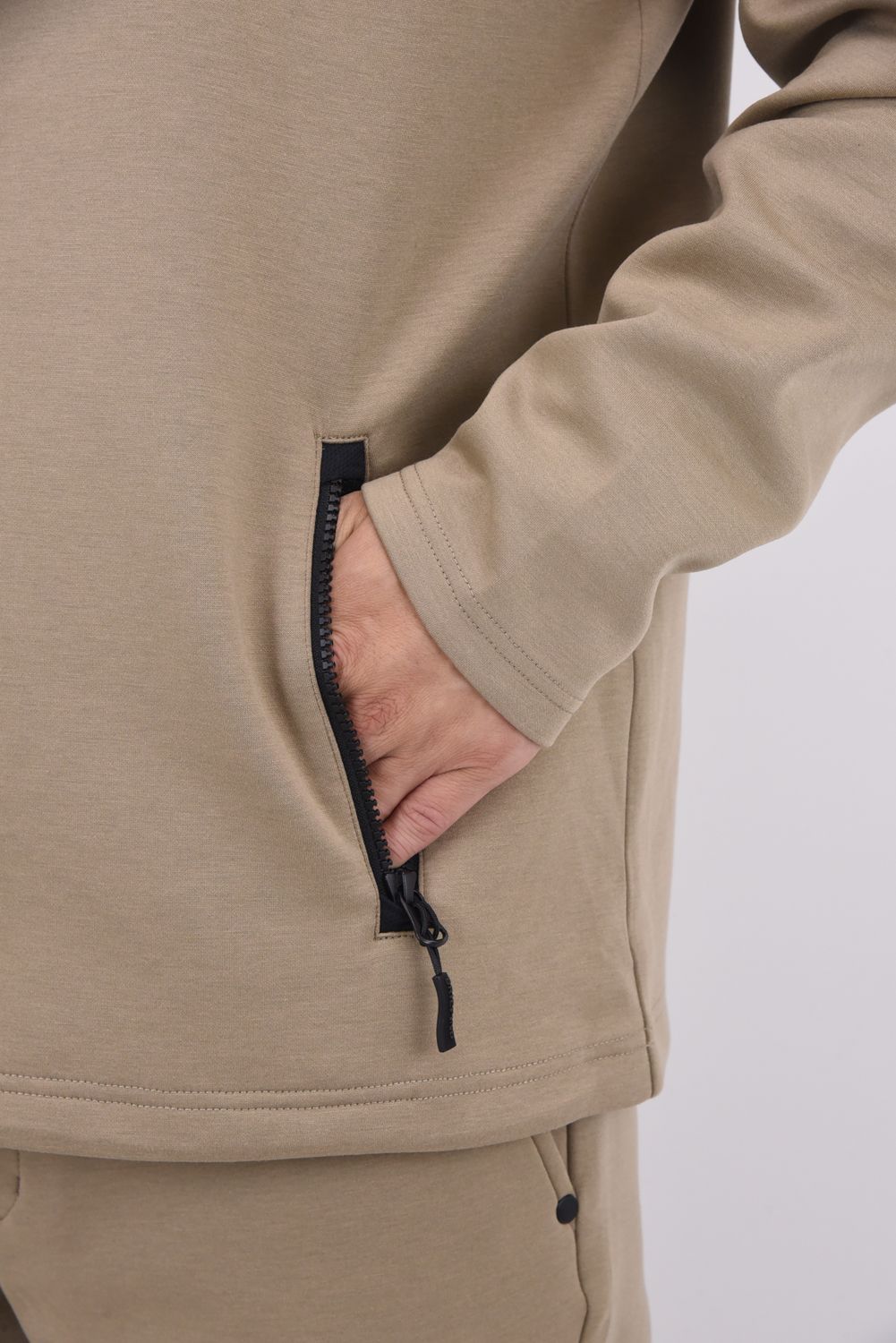 【25AW】 MEN'S WARM 3D LOGO PARKA / ダンボールニット 3D ロゴパーカー (ベージュ)