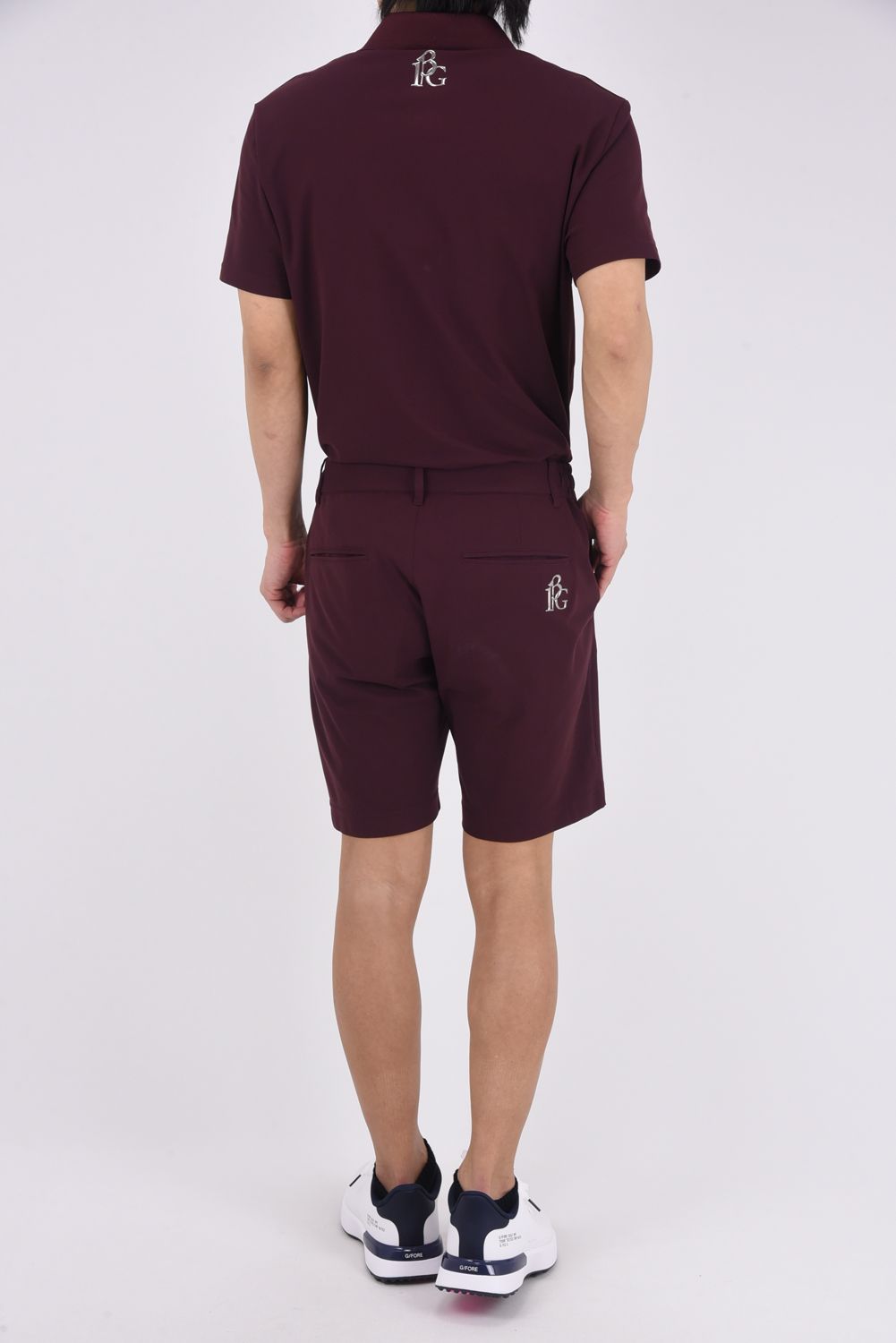 【26SS】 LUXE MESH SHORTS / 接触冷感 微細メッシュ生地 ショートパンツ (バーガンディ)