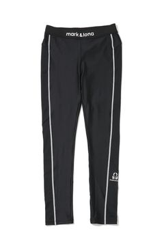 【26AW】【レディース】 ESSENTIAL STRETCH LEGGINGS / メッシュ切り替え サイドライン ハイストレッチ レギンスパンツ (ブラック)