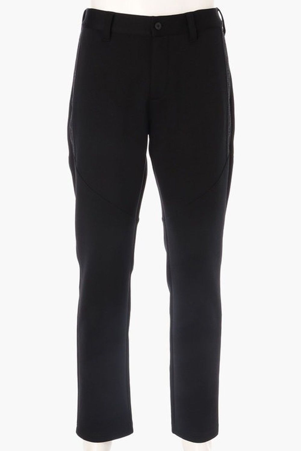 【25AW】 MEN'S MS WARM LOGO LINE SLIM PANTS / ロゴ ライン スリムパンツ (ブラック)