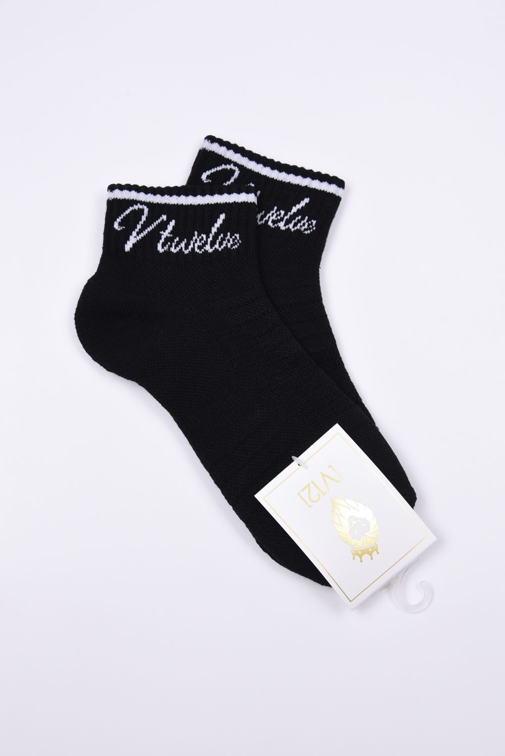 【26AW】【レディース】 HICKY SOCKS_WM / 筆記体ロゴ ソックス (ブラック)