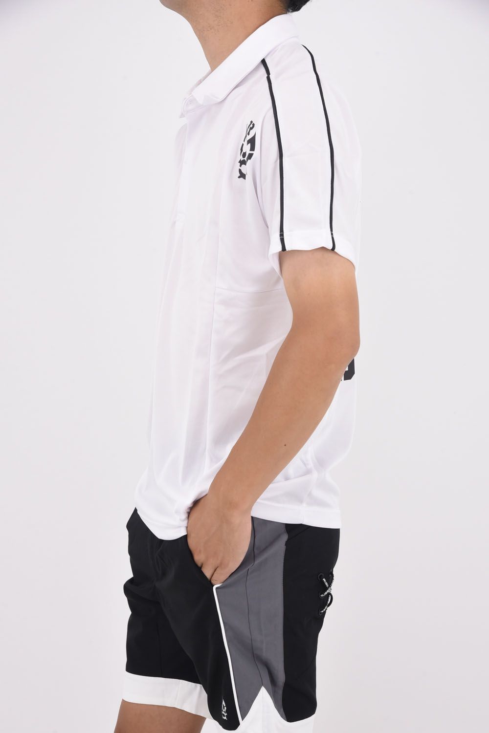 MULTI LOGO S/S POLO / マルチロゴ ショートスリーブ ポロシャツ (ホワイト)