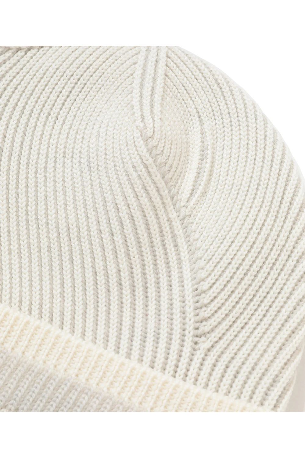 【2025AW 木村拓哉さん着用 VOL.8】【CODE COLLECTION】 SWBN / 変則リブ編み プリントネーム ニットキャップ (ホワイト)