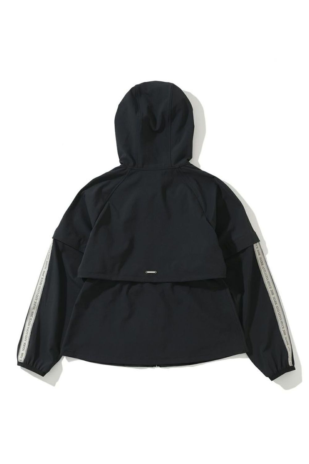 【レディース】 ABITA VERSA JACKET / ドライタッチ サイドロゴテープ ジップアップ ブルゾン (ブラック)