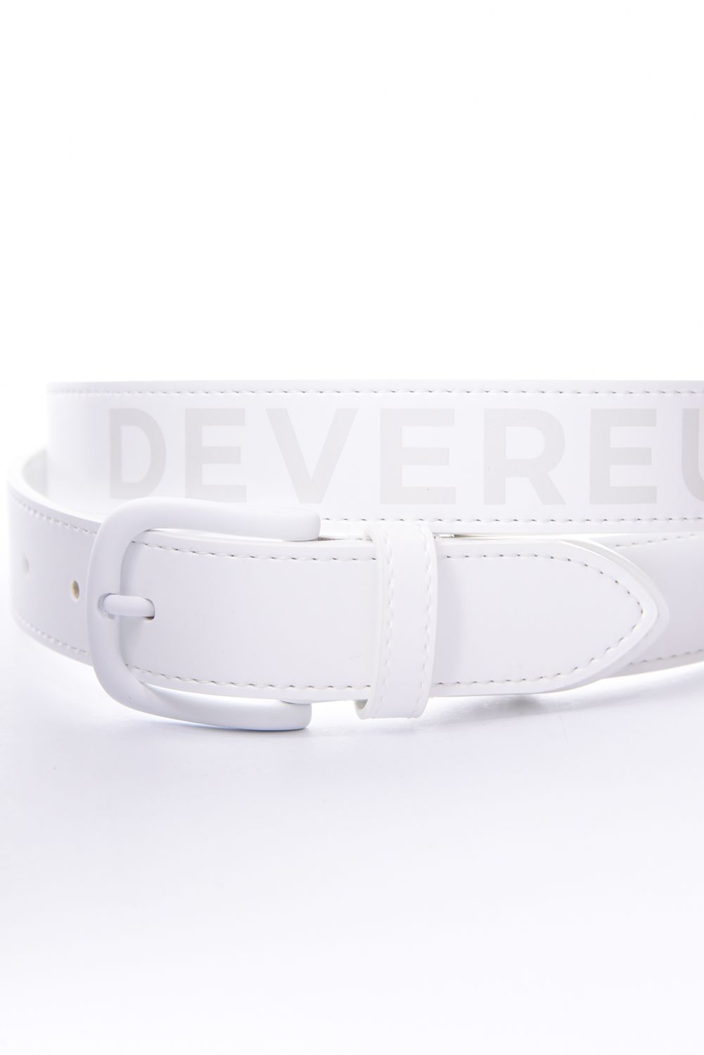 【26SS】 DVG-LOGO PT BELT / ロゴプリント ベルト (ホワイト)