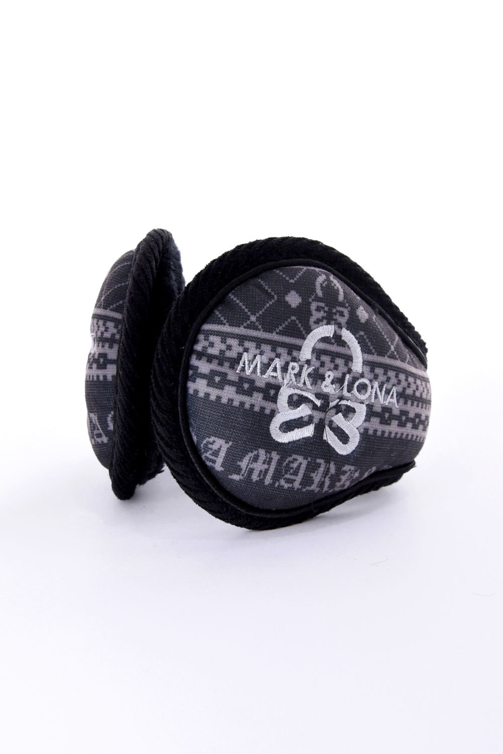 【26AW】【プレゼント好適品】 SCOTT NORDIC EARMUFFS / フェアアイル柄 ウィンターイヤーマフ (ブラック)