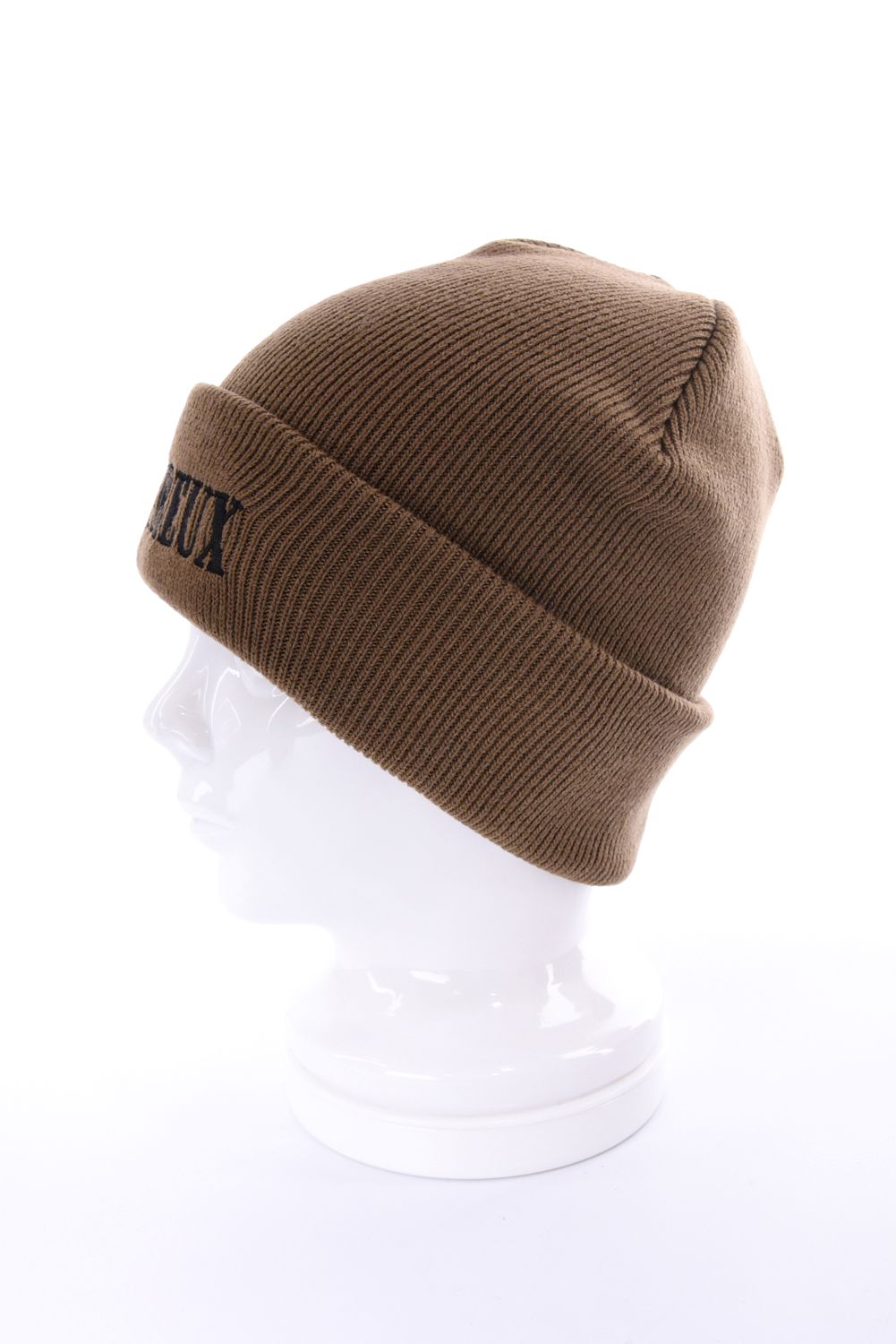 【26AW】 DVG LOGO BEANIE / ブランドロゴ刺繍 ニットビーニー (ブラウン)