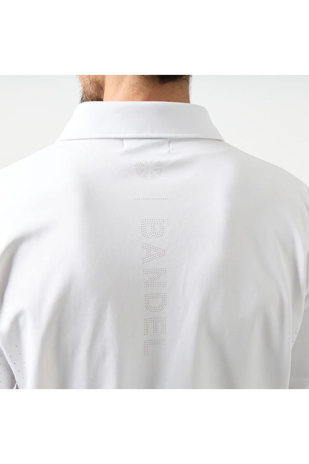 【26SS】 HEAT PUNCHING POLO SHIRT / バックロゴ パンチング ポロシャツ (ホワイト)