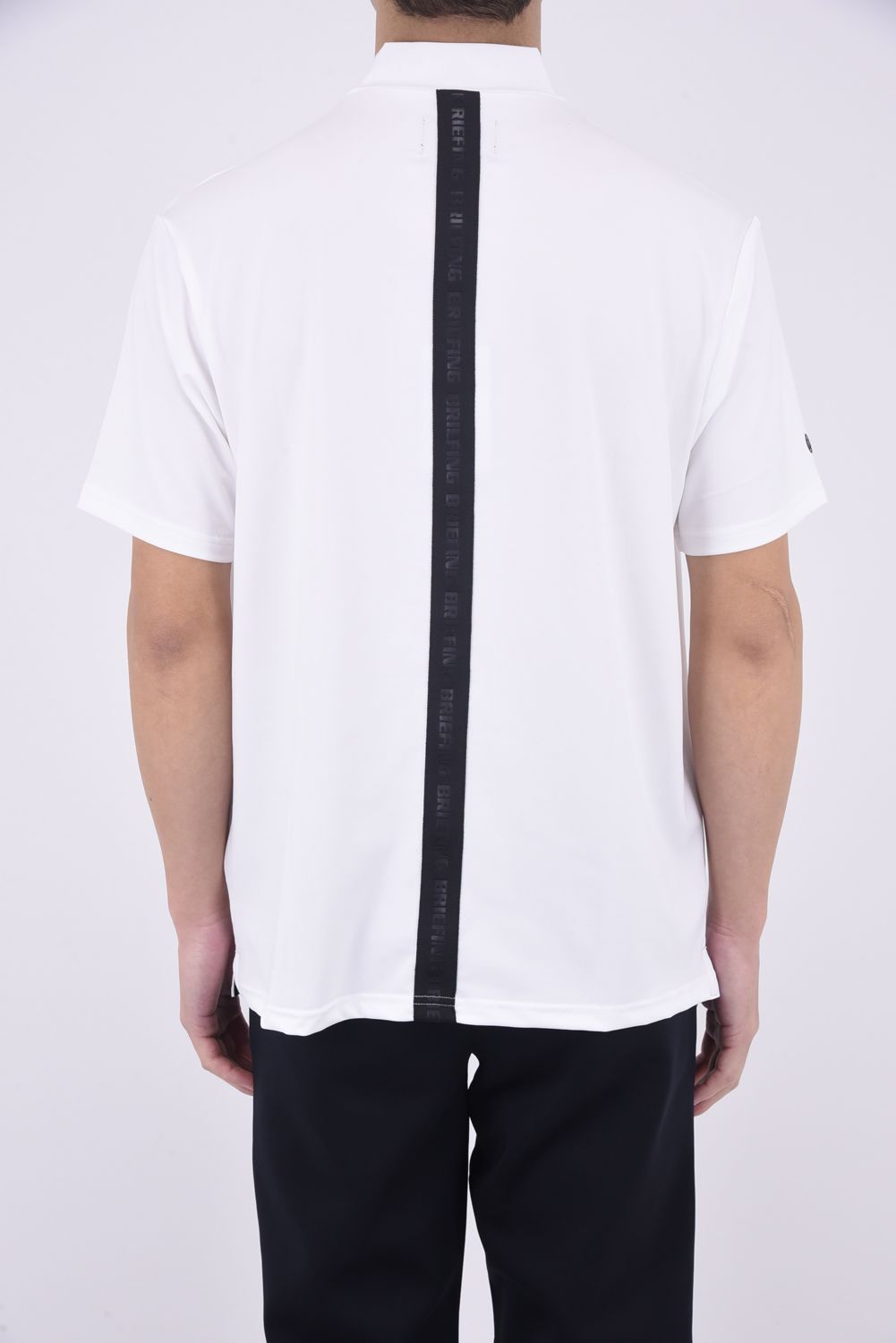BRIEFING - MENS BACK LOGO LINE HIGH NECK RELAXED FIT