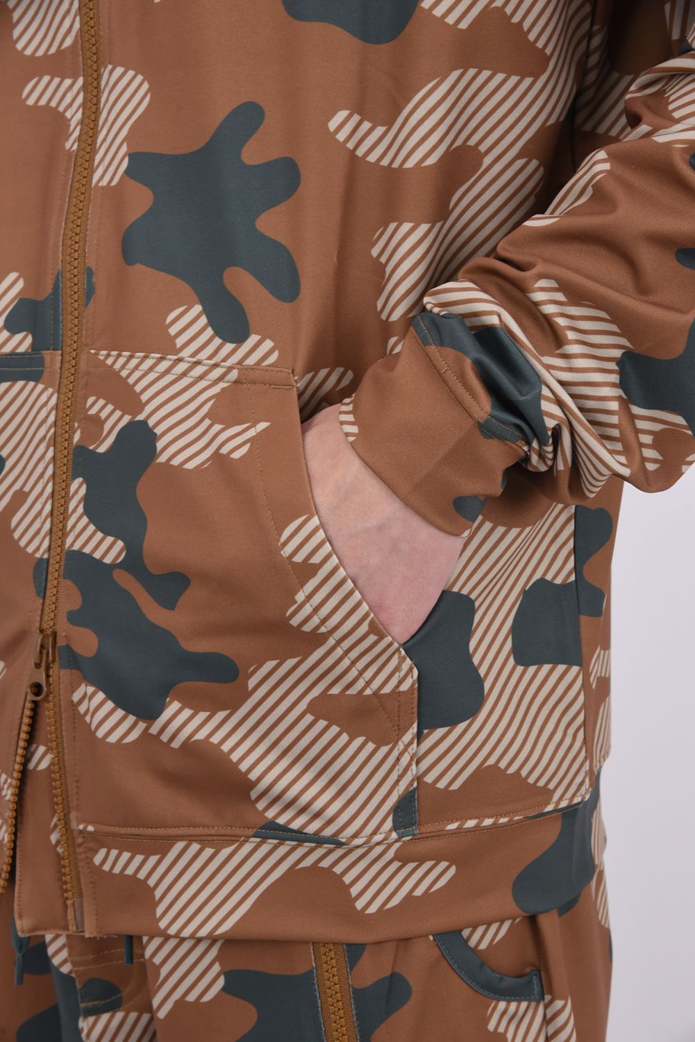 【26SS】 RUSH PARKA (DIAGONAL CAMO) / ダイアゴナルカモフラージュ ラッシュガードパーカー (ベージュ)