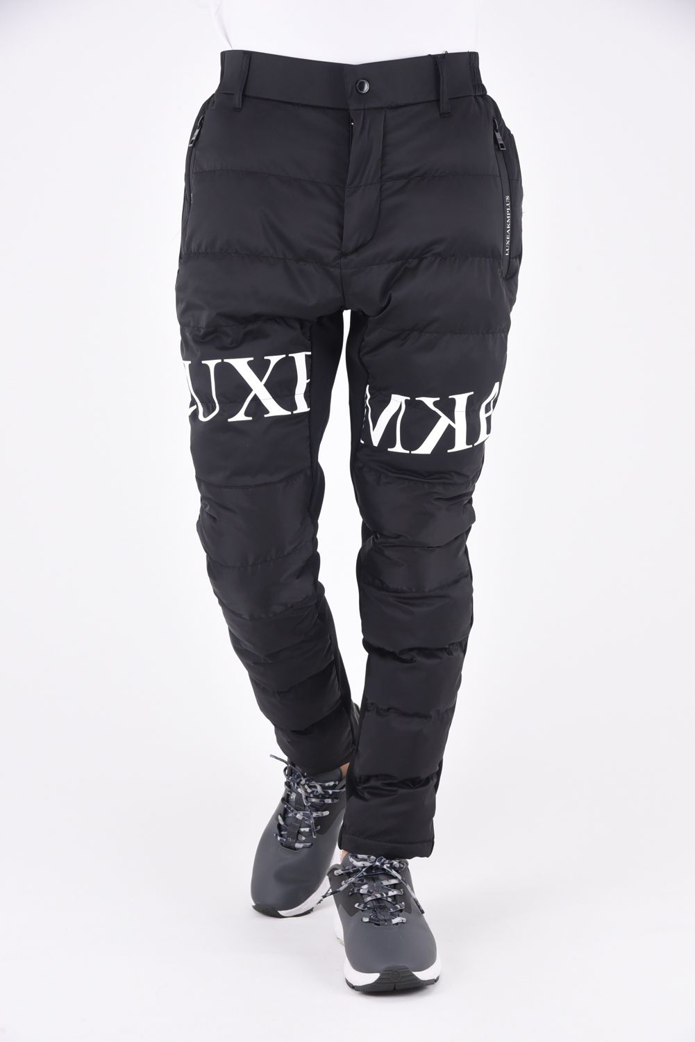 BATTING LOGO PANTS / バッテイング ロゴ ロングパンツ (ブラック)