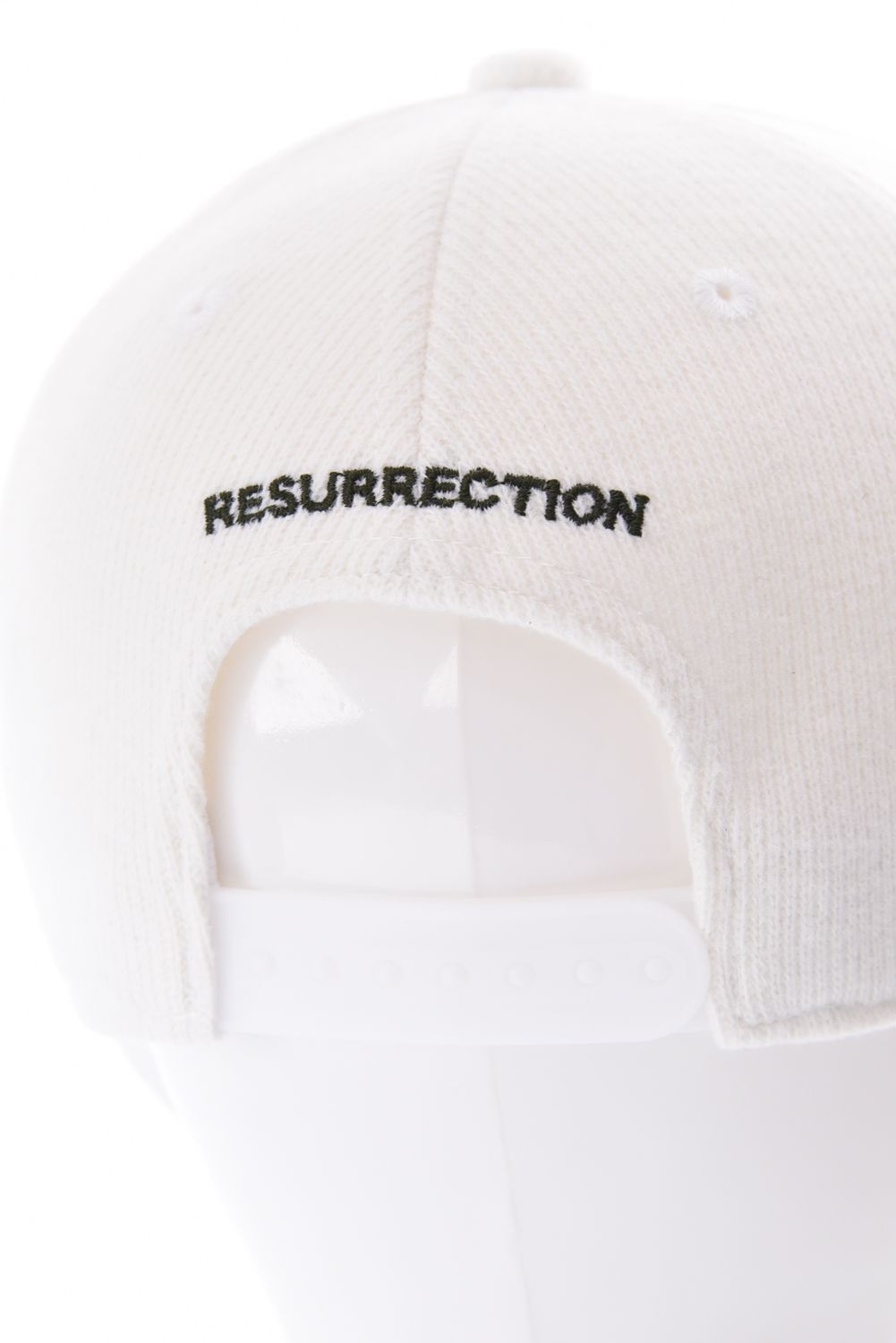 【26AW】 KNIT LIKE 2TONE CAP / ニットライク2トーンキャップ (フラット） (ホワイト/カーキ)