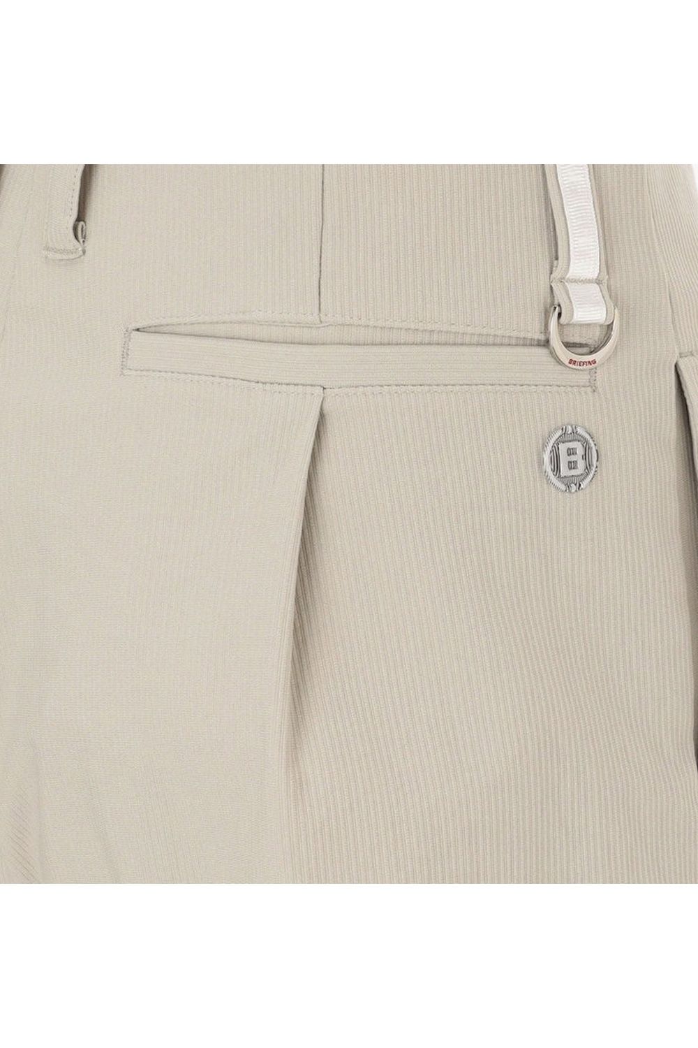 【25AW】【レディース】 WS CORDUROY SINGLE PLEATED SHORT PANTS / コーデュロイ タックプリーツ ショートパンツ (サンド)