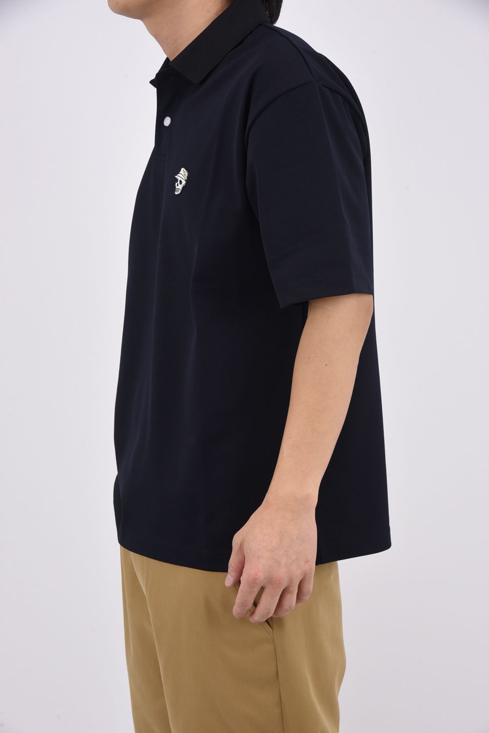 【26SS】 DVG CREW STANDARD POLO / クルーネック ポロシャツ (ホワイト)
