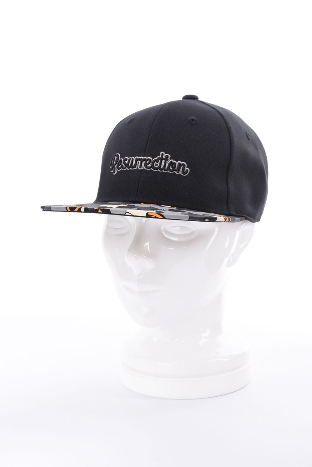 【26AW】 BIRDS TILE BRIM CAP LANATEC / バーズタイル フラットキャップ (ブラック/オフホワイト)