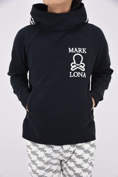 EVER FLY KNIT HOODIE / ブランクスカル ビッグシルエット ニットフーデットパーカー (ブラック)