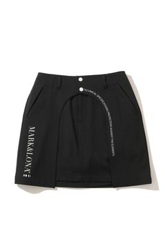 【レディース】 2WAY LAYERED SKIRT / レイヤード スカート (ブラック)