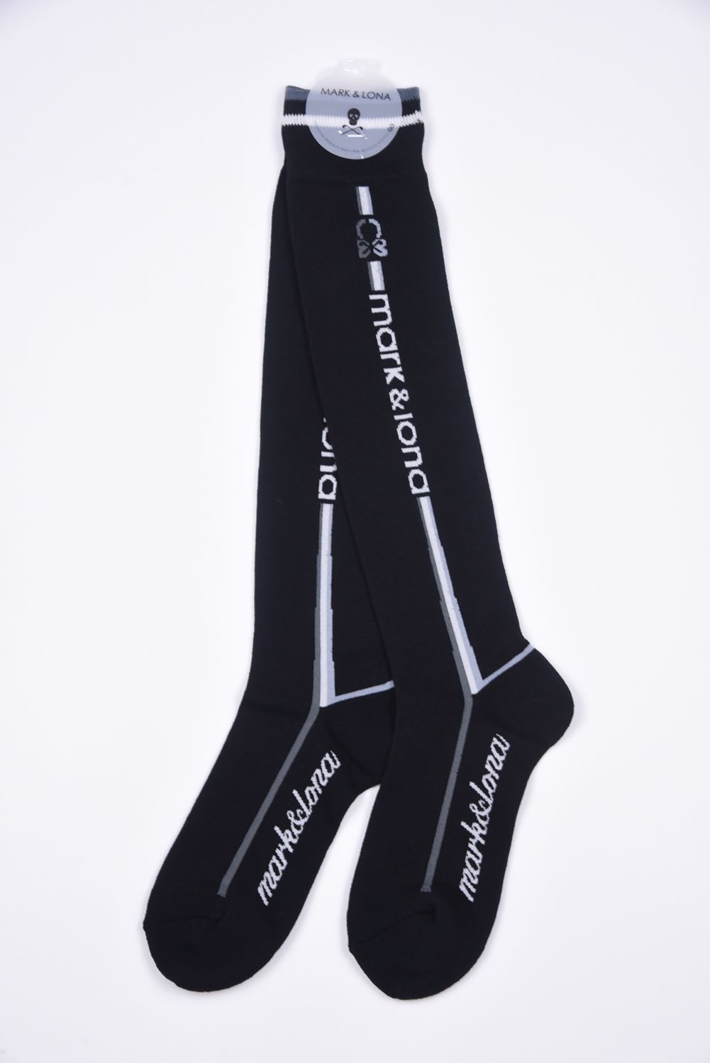 【26SS】【レディース】 ELMT SPORT LINE OVER-KNEE SOCKS / サイドライン オーバーニーソックス (ブラック)
