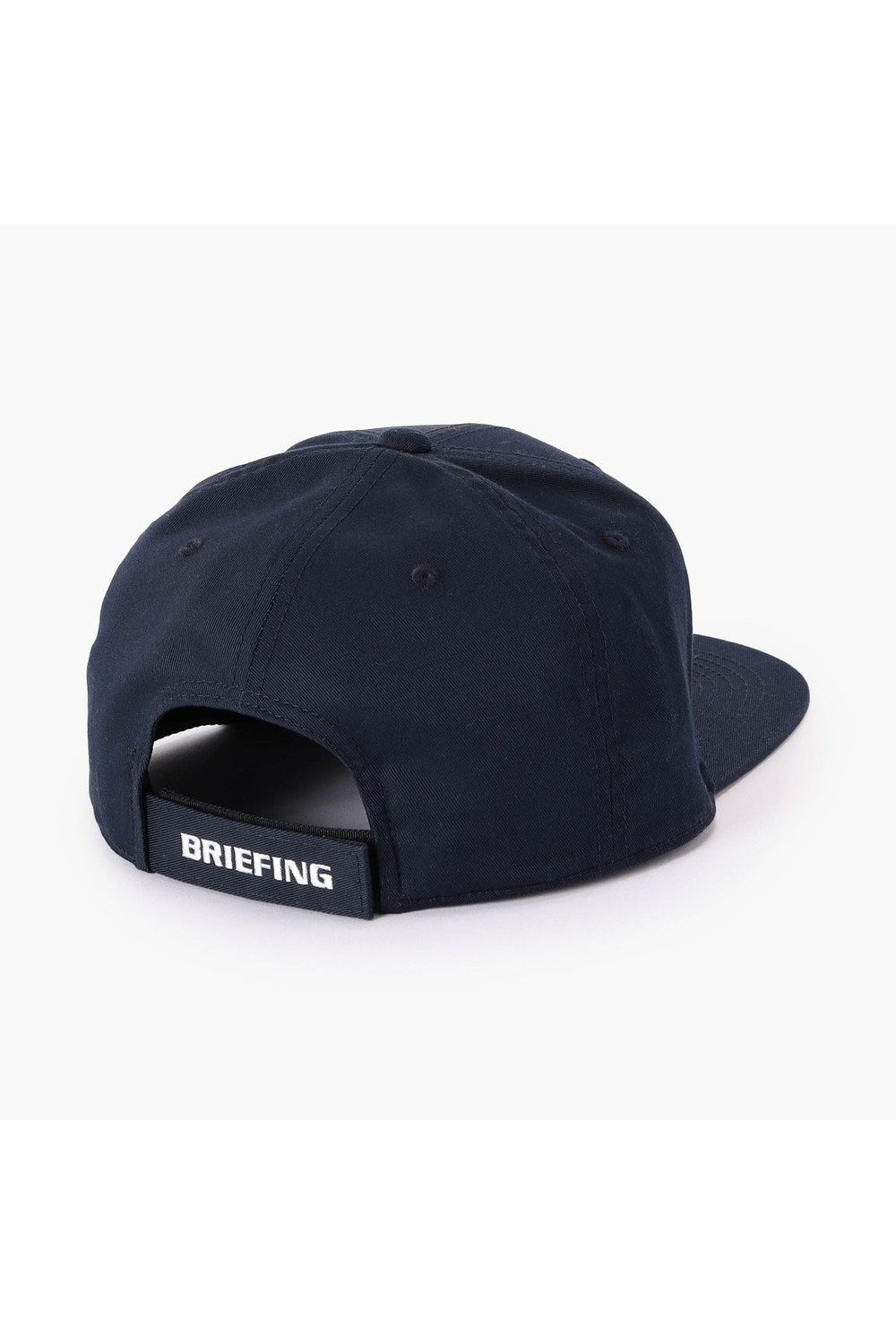 【26AW】 MEN’S BOX LOGO FLAT VISOR CAP / ボックスロゴ刺繍 フラットキャップ (ネイビー)
