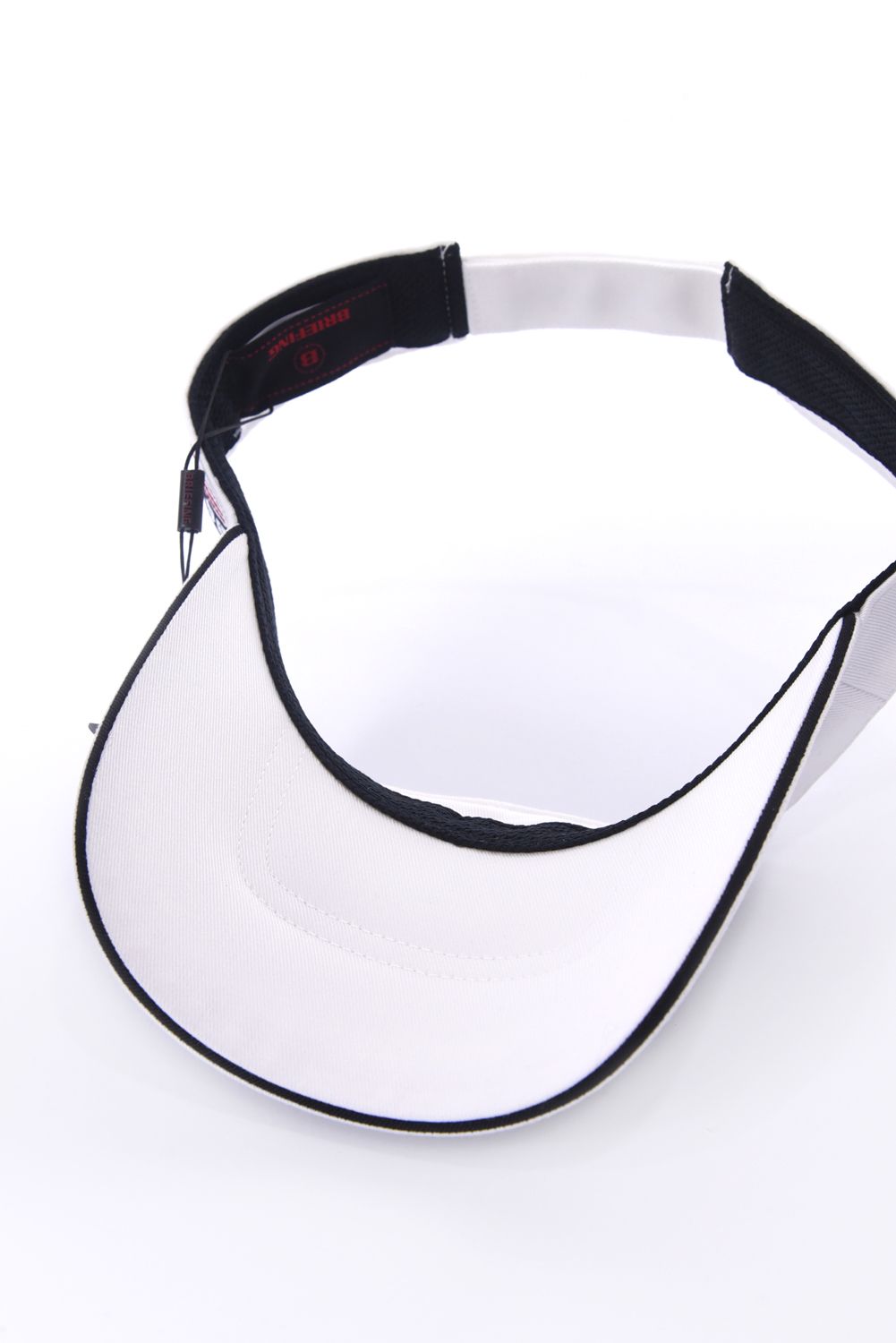 MENS BASIC VISOR / ブランドロゴ刺繍 ベーシック サンバイザー (ホワイト)