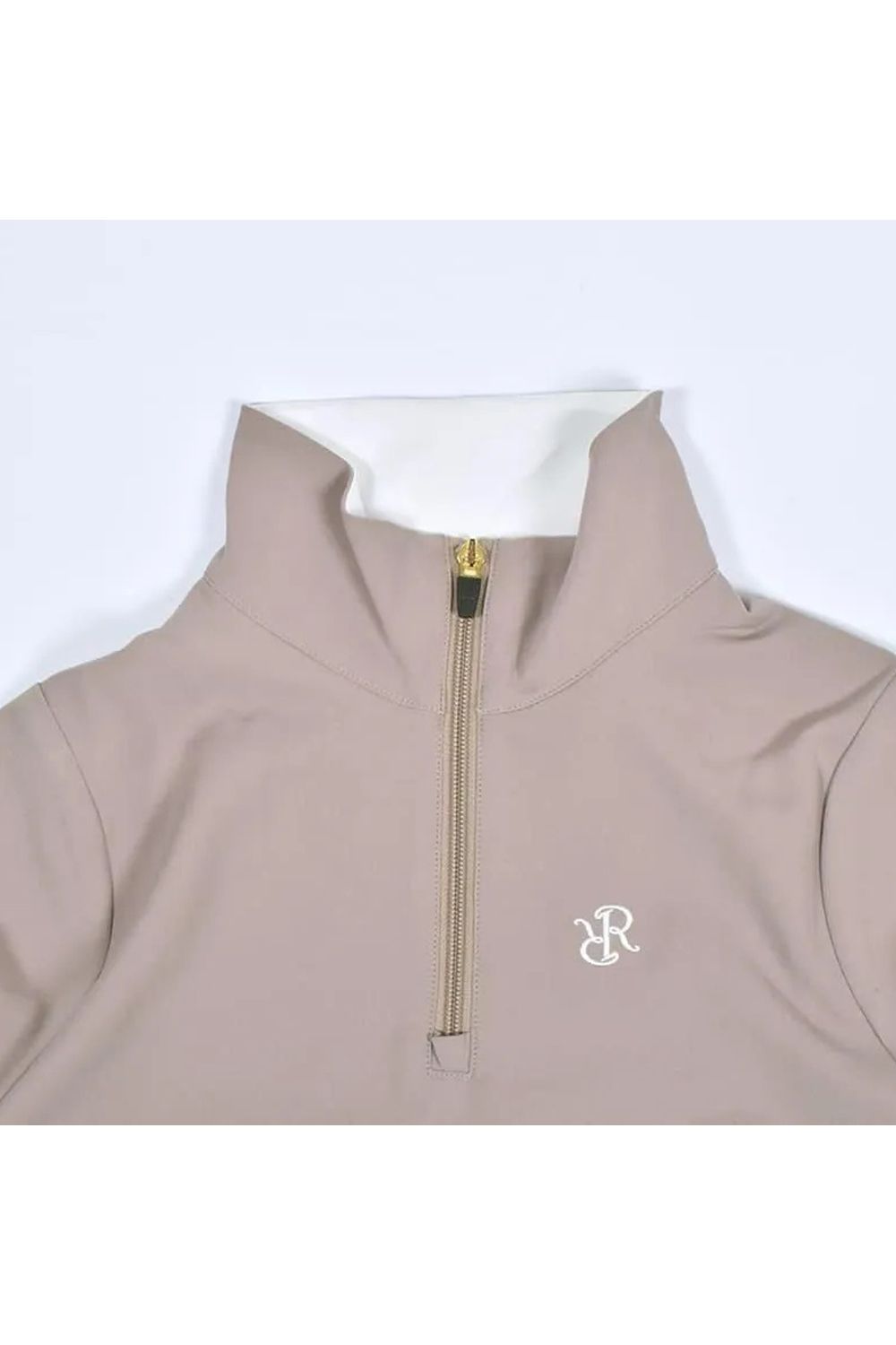 【26AW】【レディース】 DETACHABLE HALF ZIP SHIRT / スムースストレッチ生地 スリーブデタッチャブル 2WAYハーフジップシャツ (ベージュ)*