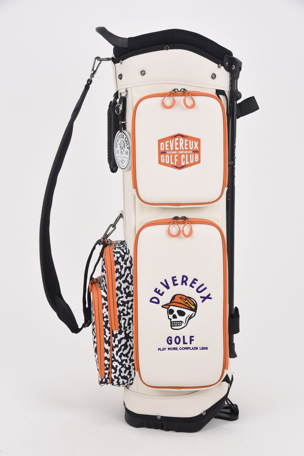 【銀行振込・代金引換不可】【返品・交換不可】 SOUTHWEST DEEP SIDE POCKET CADDIE BAG / ディープサイドポケット スタンドタイプ キャディバッグ (ホワイト)