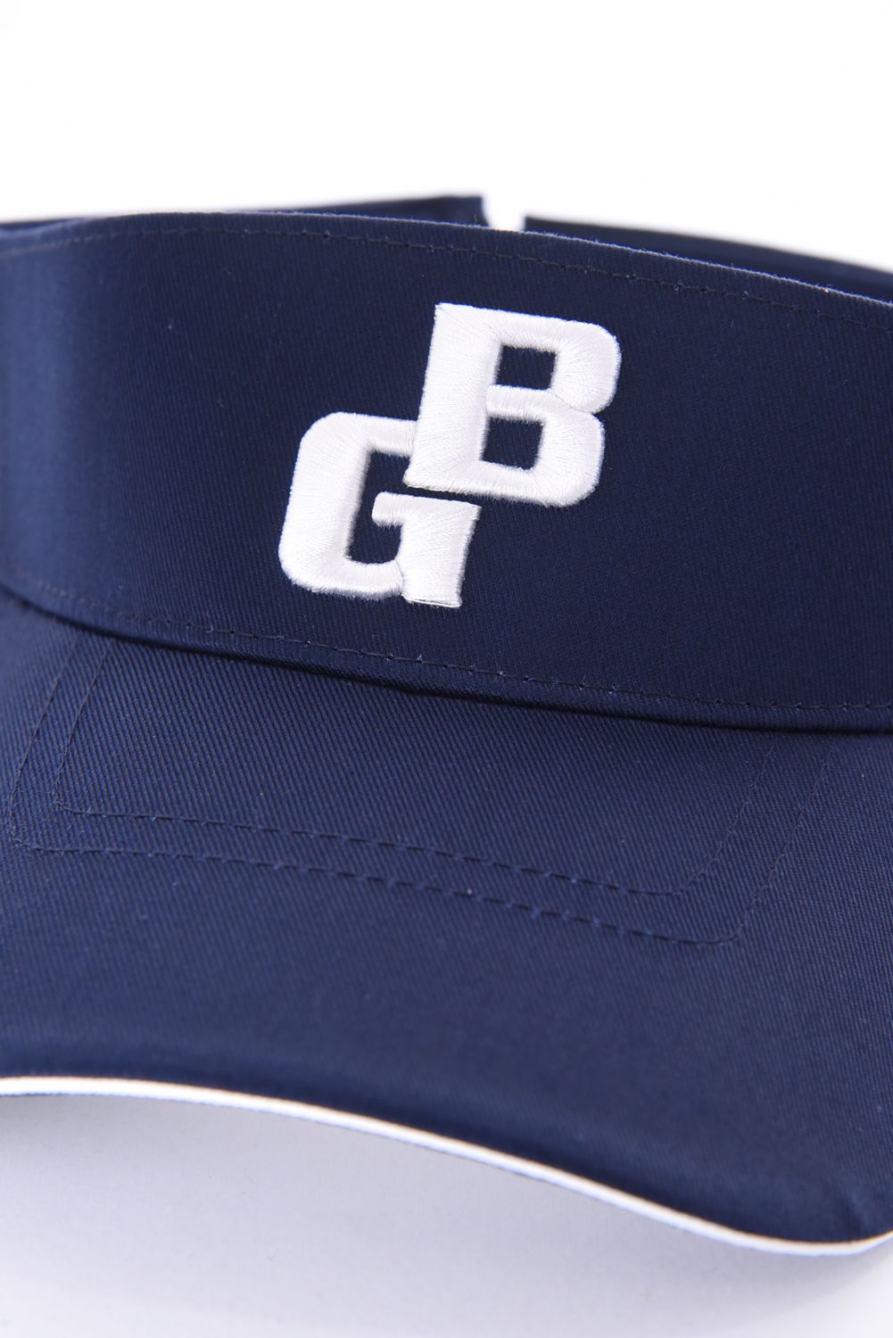 【26SS】 MEN’S BG LOGO VISOR / BGロゴ サンバイザー (ネイビー)