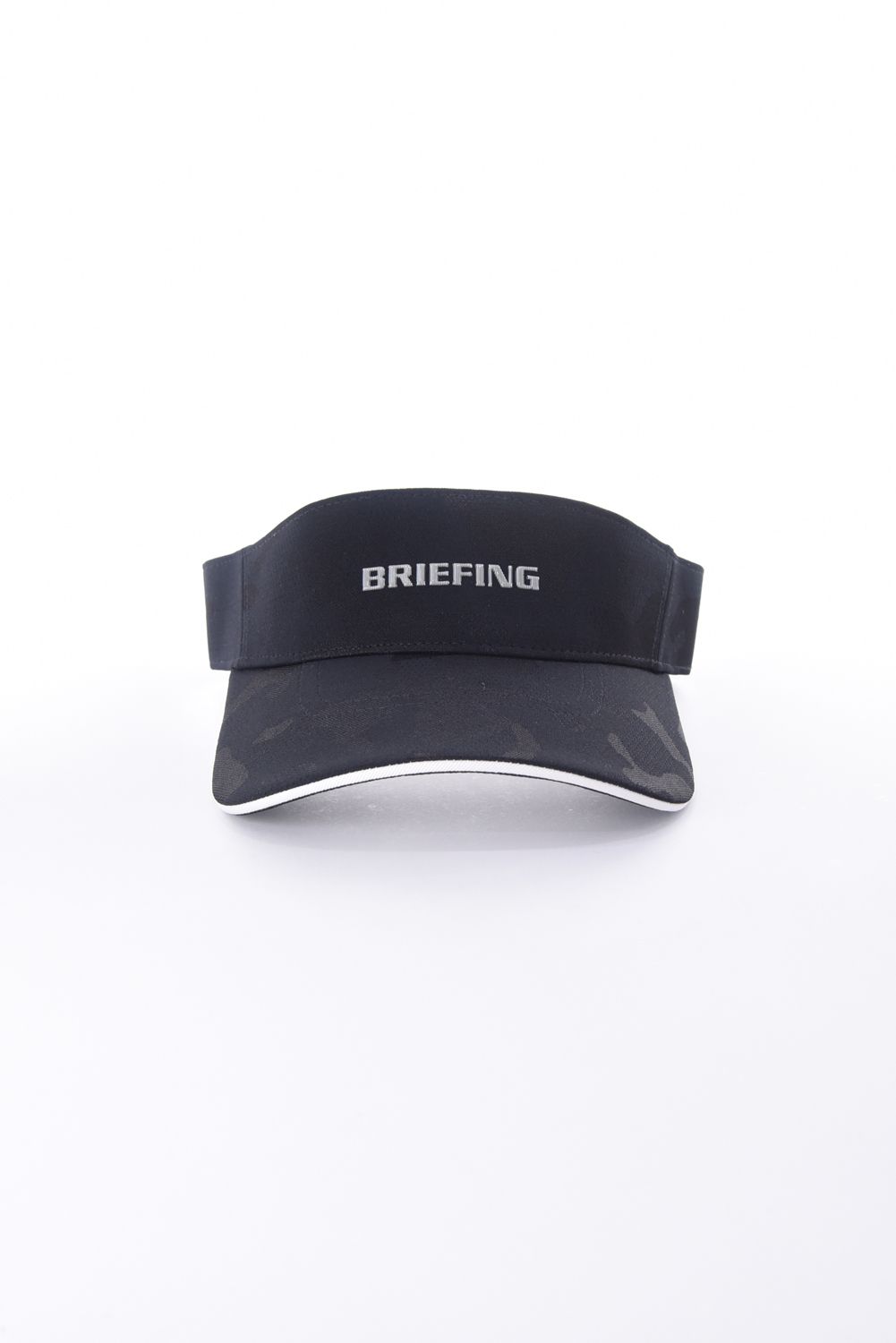 【26SS】 MEN'S CAMO JQ VISOR / カモフラージュジャカード サンバイザー (ブラック)