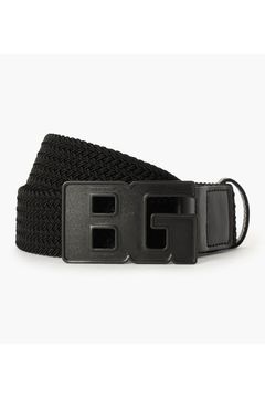 【26SS】 MEN'S BG BUCKLE MESH BELT / BGバックル メッシュベルト (ブラック)