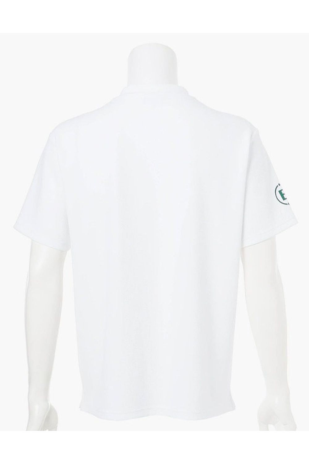 【26AW】 MS EARTH PIQUE HIGHNECK RF / ピケ ハーフスリーブ ハイネック (ホワイト)