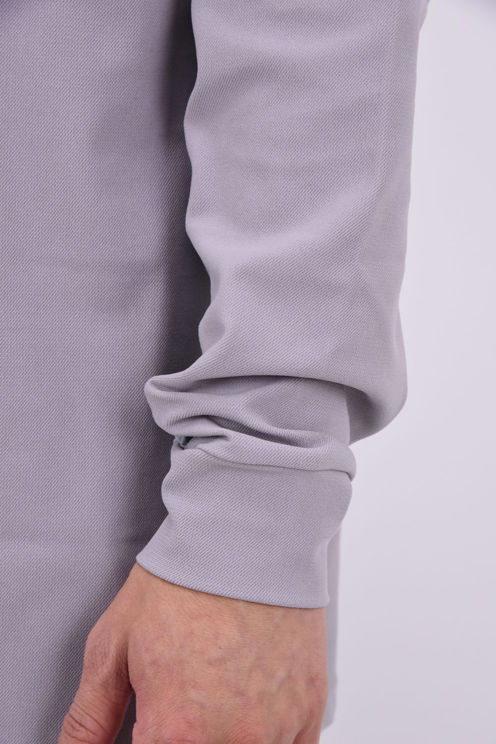 【26AW】 Sleeve LogoLong Sleeve Polo / スリーブロゴ 長袖ポロシャツ (グレー)