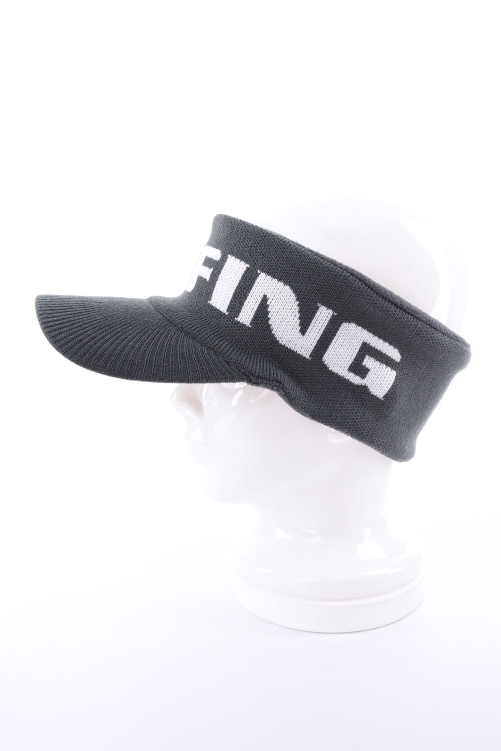 【26AW】 MEN’S KNIT VISOR / ブランドロゴ ニットサンバイザー (グレー)