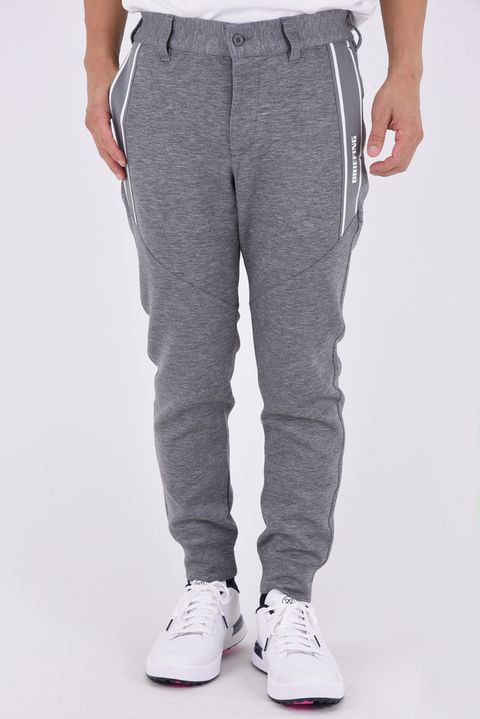 【26AW】 MEN’S WARM LINE JOGGER PANTS / ダンボールニット サイドライン ジョガーパンツ (グレー)