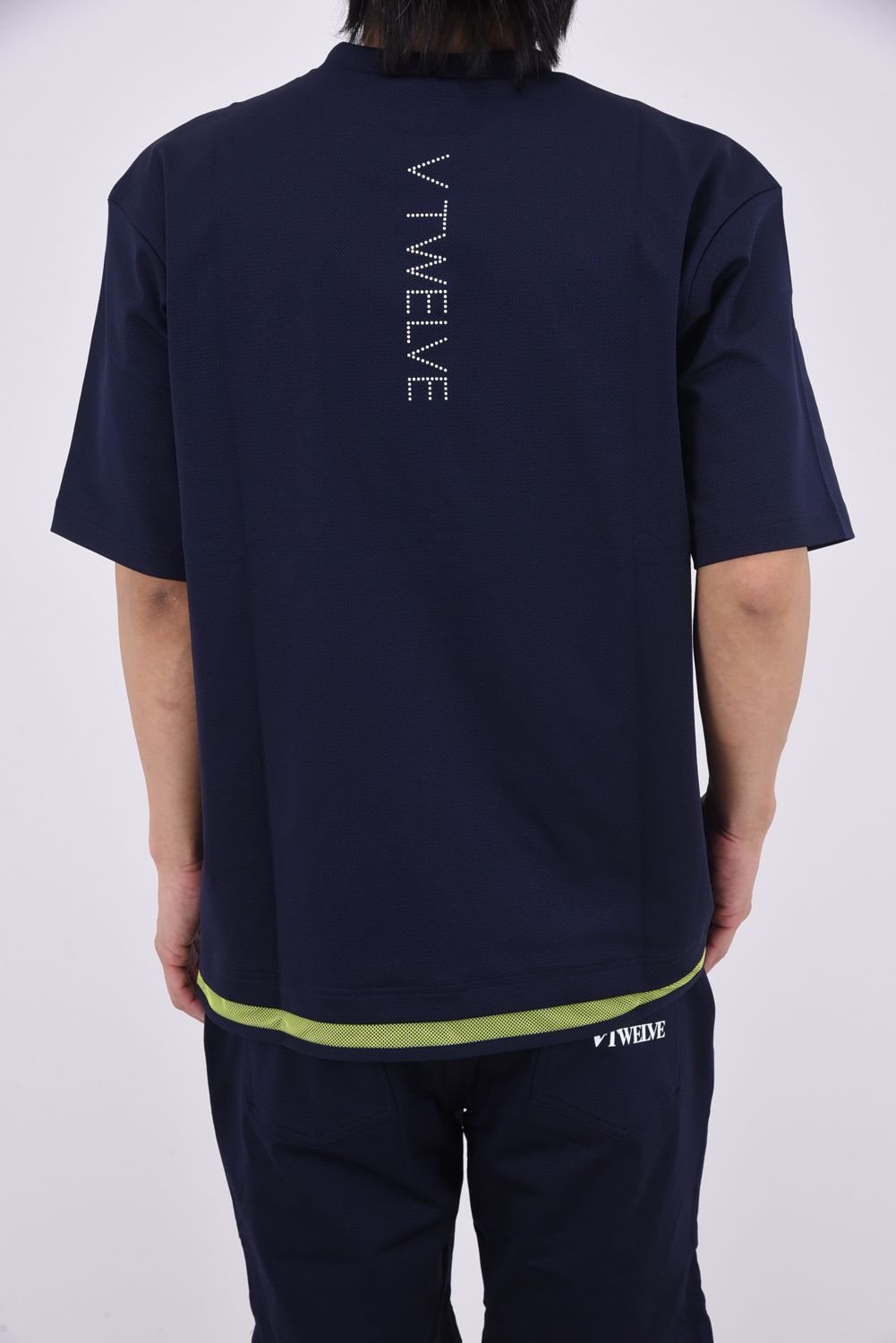 【26SS】 SNEAK MOCK / スニーク モックネックTシャツ (ネイビー)