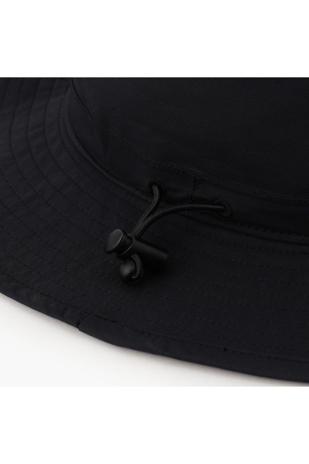【26SS】 MEN’S WATERPROOF WIDE HAT / ストレッチリップストップ 撥水ワイドハット (ブラック)