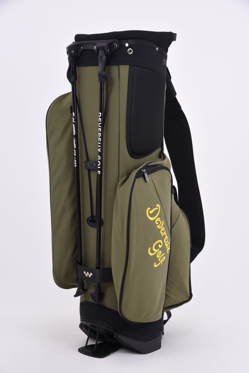 【26AW】 PIONEER TOWN Logo Assorted CADDIE BAG / ロゴアソート スタンドタイプ キャディバッグ (オリーブ)