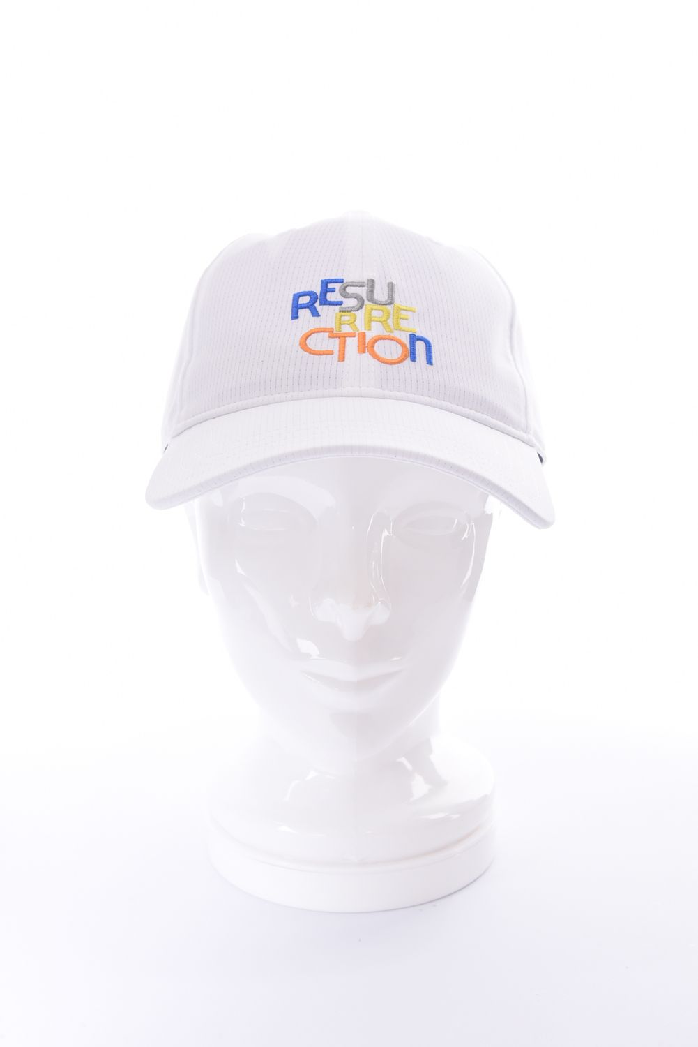 【26SS】 COLORFUL LOGO CAP / カラフルロゴ刺繍 キャップ (ホワイト)