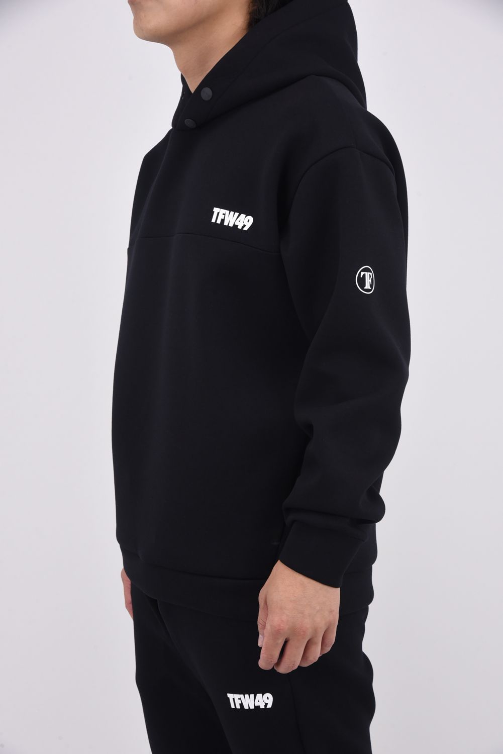 【25AW】 CARDBOARD MATERIAL HOODIE / ダンボール素材 フーディ (ブラック)