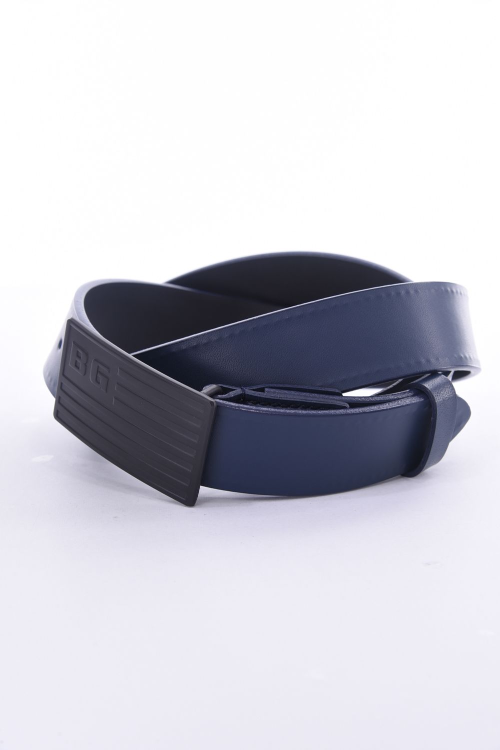 美品 BRIEFING ブリーフィング ロゴバックル レザーベルト BG BUCKLE LEATHER BELT（BG バックルレザーベルト）（BRG191M38