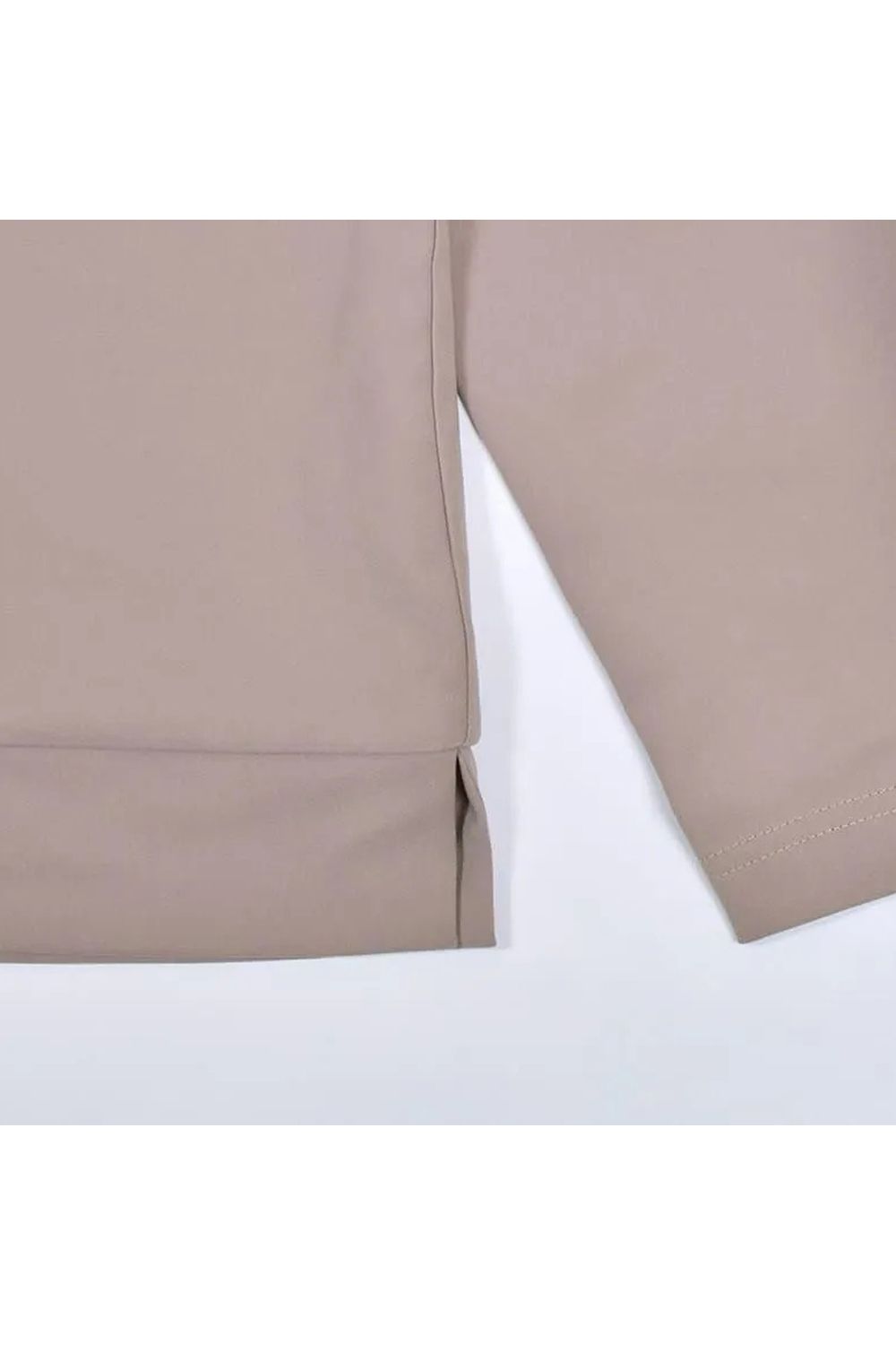 【26AW】【レディース】 DETACHABLE HALF ZIP SHIRT / スムースストレッチ生地 スリーブデタッチャブル 2WAYハーフジップシャツ (ベージュ)*