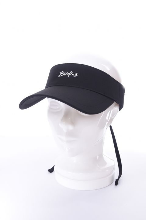 【26SS】【レディース】 WOMEN’S SMALL LOGO RIBBON VISOR / ブランドロゴ バックリボン リボンサンバイザー (ブラック)