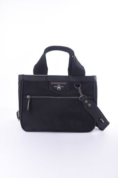 PREMIUM GAUGE CART BAG / コーデュラナイロン レザーパイピング オリジナルカモジャカード カートバッグ (ブラック)