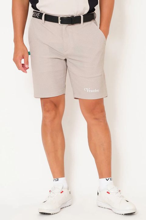 【26SS】 AIRY AWA SHORTS / ワッフル生地 ブランドロゴ ショートパンツ (ベージュ)