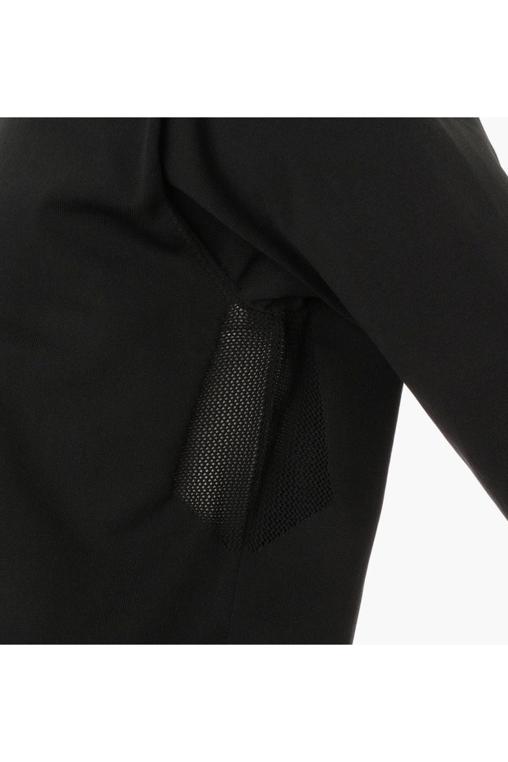 【25AW】 MEN'S WR CREWNECK KNIT / 超撥水糸 袖ワッペン クルーネックニット (ブラック)