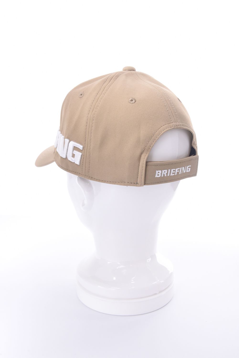 【26SS】 MEN’S ROUND LOGO CAP / アシンメトリー ラウンドロゴ キャップ (ベージュ)